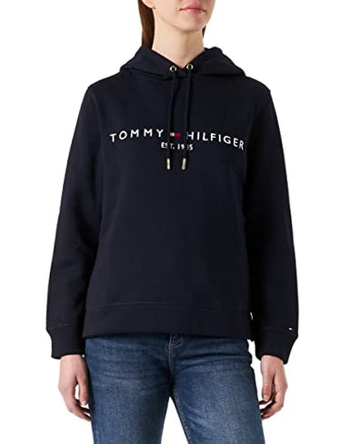 Tommy Hilfiger Damen Hoodie Heritage mit Kapuze, Blau (Desert Sky), im Sale